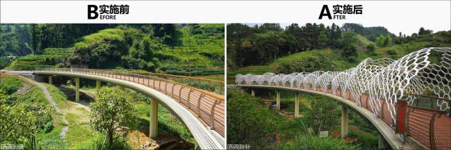 BIM建筑|陌上花开的乡土景不雅——福建年夜田绿道计划设计 / 上海选泉设计