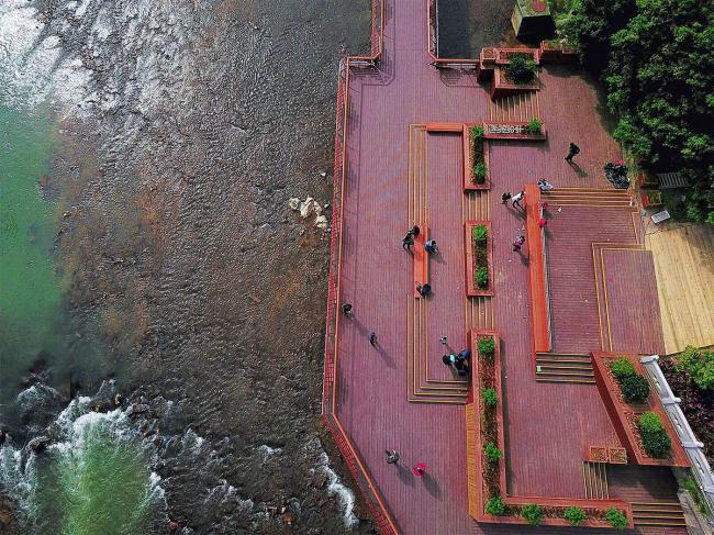 BIM建筑|陌上花开的乡土景不雅——福建年夜田绿道计划设计 / 上海选泉设计