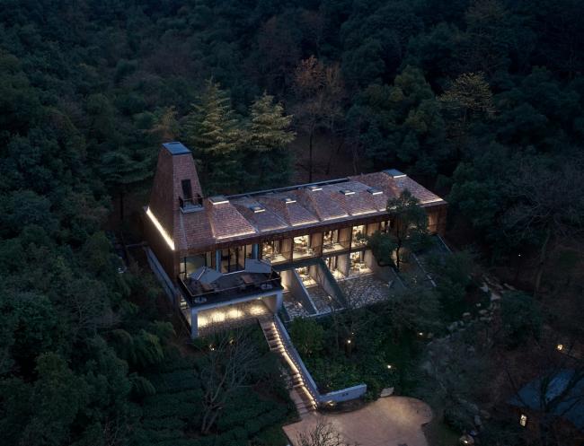 BIM建筑|山谷中的守看——一览居 / 中国美术学院景致建筑设计研讨总院