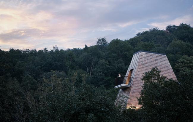 BIM建筑|山谷中的守看——一览居 / 中国美术学院景致建筑设计研讨总院