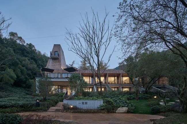 BIM建筑|山谷中的守看——一览居 / 中国美术学院景致建筑设计研讨总院