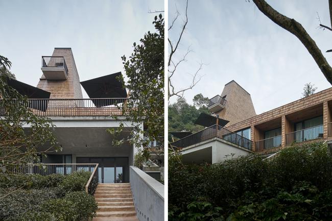 BIM建筑|山谷中的守看——一览居 / 中国美术学院景致建筑设计研讨总院