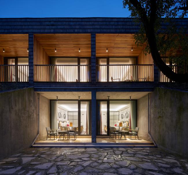 BIM建筑|山谷中的守看——一览居 / 中国美术学院景致建筑设计研讨总院