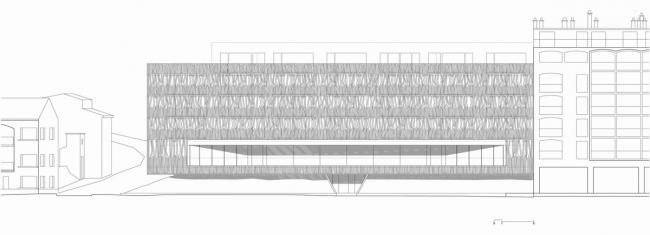 BIM建筑|高耸于年夜海之上，闪烁着赭色珊瑚的深邃深挚：海洋不雅测站国际住宿中间