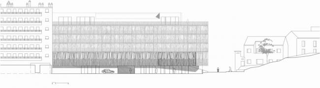 BIM建筑|高耸于年夜海之上，闪烁着赭色珊瑚的深邃深挚：海洋不雅测站国际住宿中间