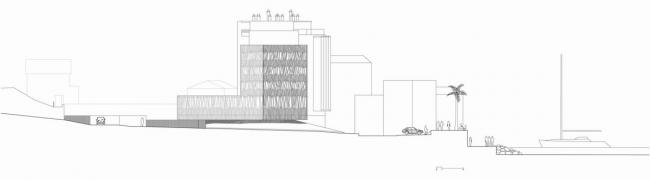 BIM建筑|高耸于年夜海之上，闪烁着赭色珊瑚的深邃深挚：海洋不雅测站国际住宿中间