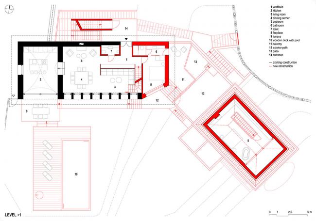 BIM建筑|葡萄庄园，郁郁葱葱：意年夜利北部度假屋