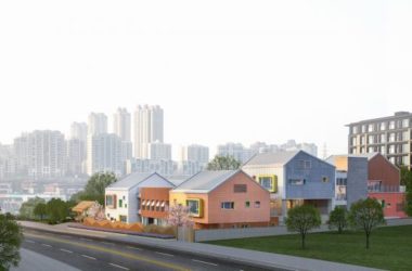 BIM建筑|五彩斑斓的“村”小板屋——重庆约克北郡幼儿园 / IDO元象建筑-BIM建筑网