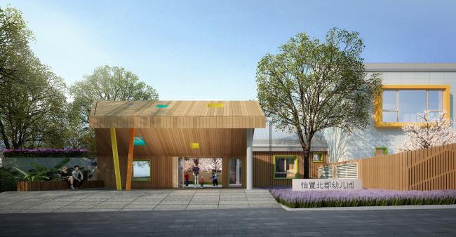 BIM建筑|五彩斑斓的“村”小板屋——重庆约克北郡幼儿园 / IDO元象建筑