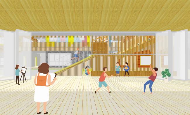 BIM建筑|五彩斑斓的“村”小板屋——重庆约克北郡幼儿园 / IDO元象建筑