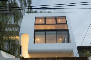 BIM建筑|别有洞天，柔和曲线勾画的纯白雕塑-BIM建筑网