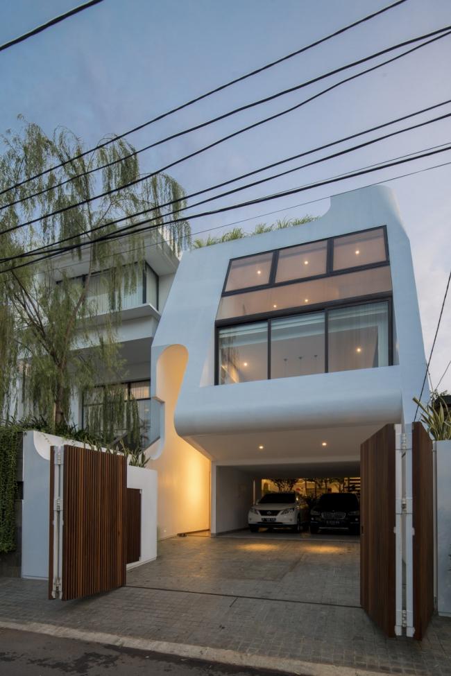 BIM建筑|别有洞天，柔和曲线勾画的纯白雕塑