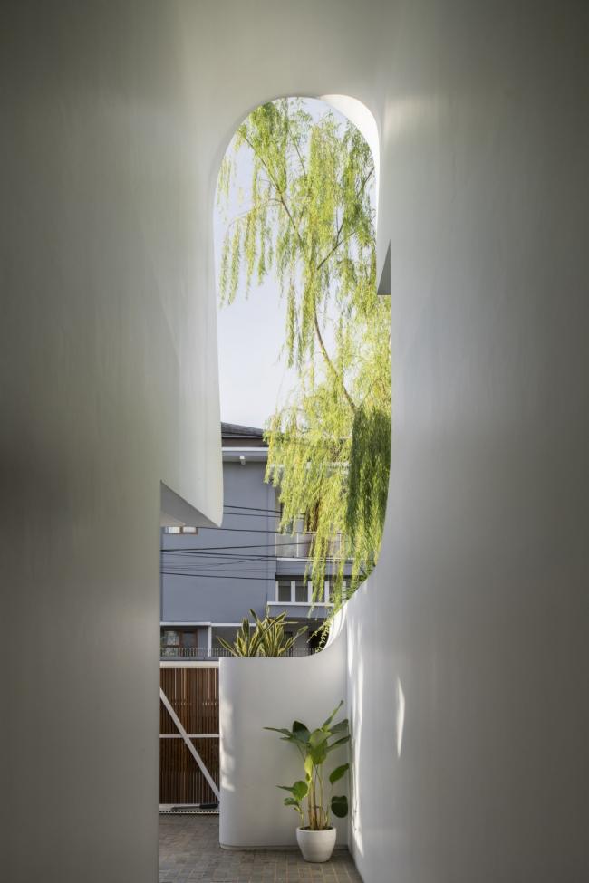 BIM建筑|别有洞天，柔和曲线勾画的纯白雕塑