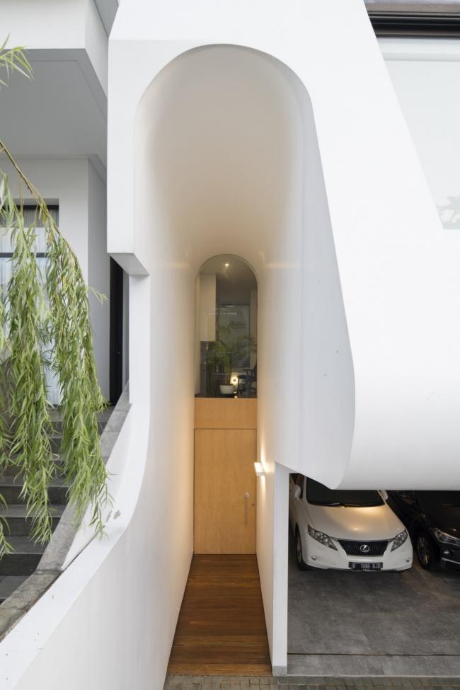 BIM建筑|别有洞天，柔和曲线勾画的纯白雕塑