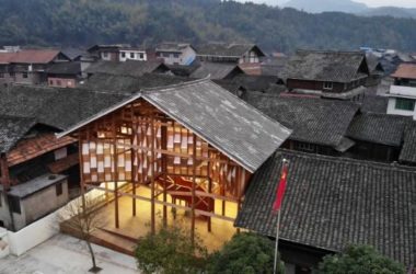 BIM建筑|片片黒瓦，融进传统村：高步书屋 / 喷鼻港中文年夜学建筑学院 Condition Lab-BIM建筑网