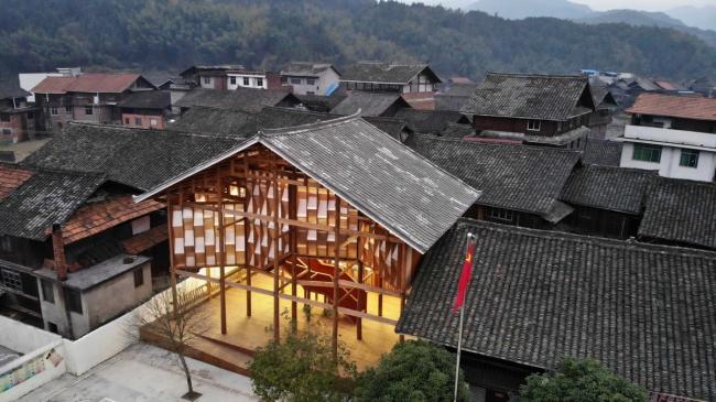 BIM建筑|片片黒瓦,融进传统村:高步书屋 / 喷鼻港中文年夜学建筑学院 Condition Lab BIM建筑|片片黒瓦,融进传统村:高步书屋 / 喷鼻港中文年夜学建筑学院 Condition Lab