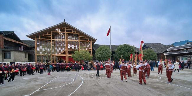 BIM建筑|片片黒瓦,融进传统村:高步书屋 / 喷鼻港中文年夜学建筑学院 Condition Lab BIM建筑|片片黒瓦,融进传统村:高步书屋 / 喷鼻港中文年夜学建筑学院 Condition Lab