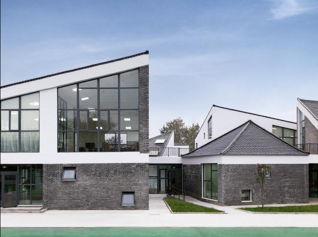 BIM建筑|水乡韵味，一看无际的平原上蜂拥闪烁的“星星”：江苏省北沙幼儿园 / Crossboundaries