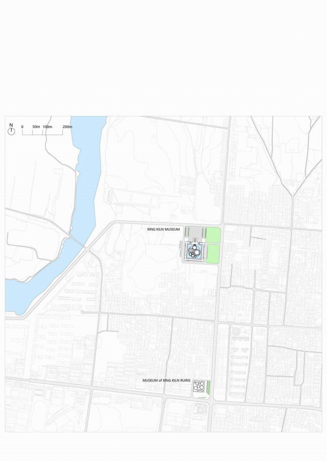 BIM建筑|极简翰墨勾画出的留白：邢窑博物馆 / 言川建筑
