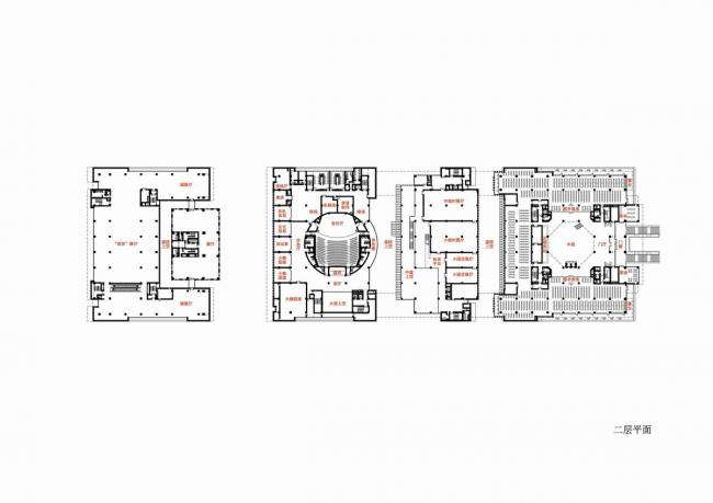 BIM建筑|淮安市城市博物馆、藏书楼、文化馆、美术馆 / 同济年夜学建筑设计研讨院