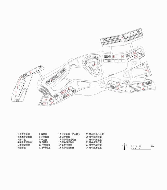 BIM建筑|西塞山前的“白鹭”：上海交年夜教导团体（湖州）帕丁顿双语黉舍 / 思序设计
