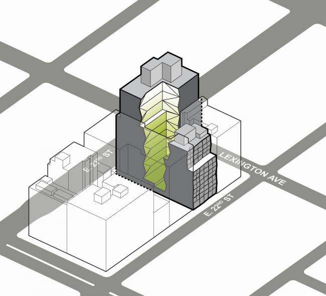 BIM建筑|立体派艺术融进汗青街区：纽约东22街121号公寓 / OMA