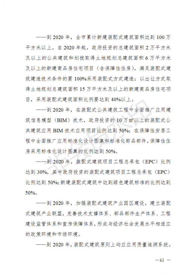 BIM与装配式|荆门市装配式建筑发展规划 （2019-2025）