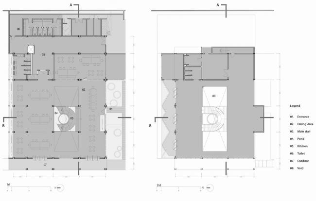 BIM建筑|条条木椽，仿佛从暗黑中涌来：植进天然的漂浮餐厅