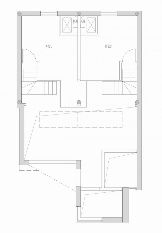 BIM建筑|50㎡的六口之家，胡同年夜杂院里当地居平易近的改良策略 / 清筑建筑