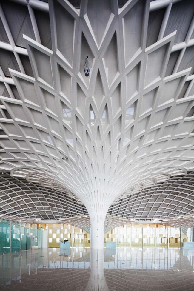 BIM建筑|金色白桦林涌起的连绵的海浪：呼伦贝尔海拉尔机场扩建工程 / 中国建筑设计院一合建筑设计研讨中间U10