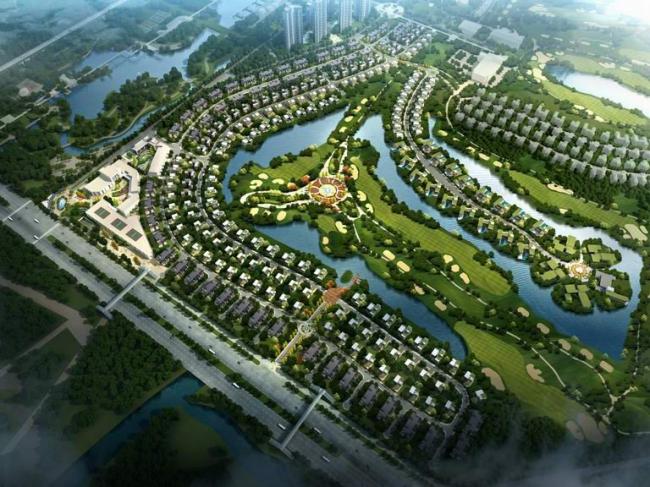 Sketchup规划模型|整体规划，别墅区规划，现代风格