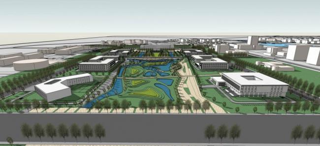 Sketchup规划模型|城市规划，现代风格，工业厂房，行政办公，居住建筑，商业金融，多层高层混合