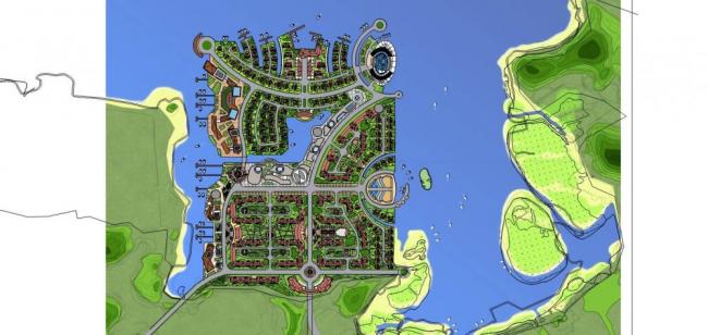 Sketchup规划模型|大型城市规划建筑，高层住宅，欧式