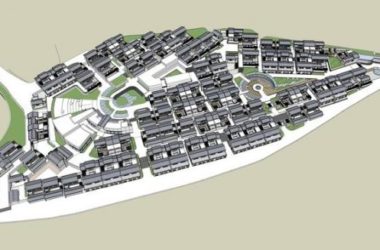 Sketchup规划模型|住宅区规划，院落，居住建筑，别墅，新中式风格-BIM建筑网