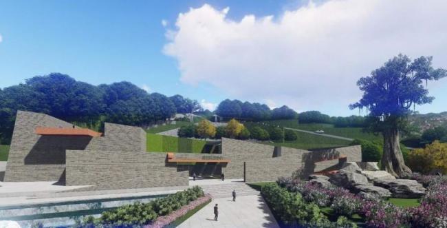 Sketchup规划模型|金钉子地博园，山地公园，景观规划，现代风格