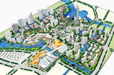 Sketchup规划模型|多层高层混合城市规划，现代风格-BIM建筑网