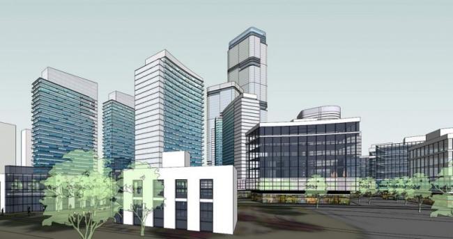 Sketchup规划模型|青岛啤酒园总体规划，现代风格