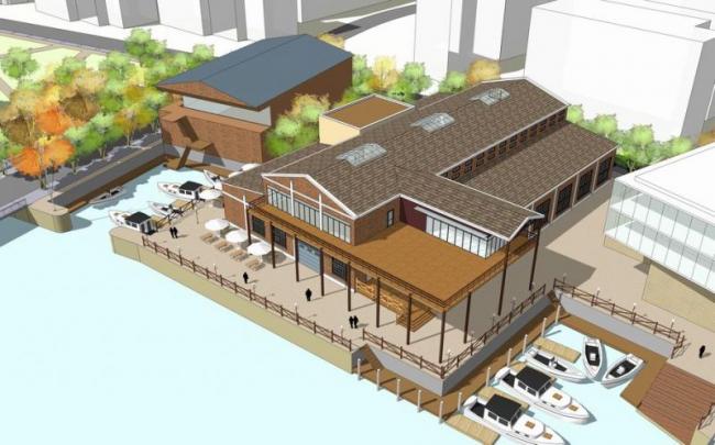 Sketchup规划模型|多层老厂房区域改建规划，新古典风格