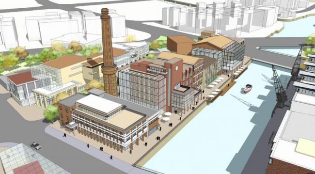 Sketchup规划模型|多层老厂房区域改建规划，新古典风格