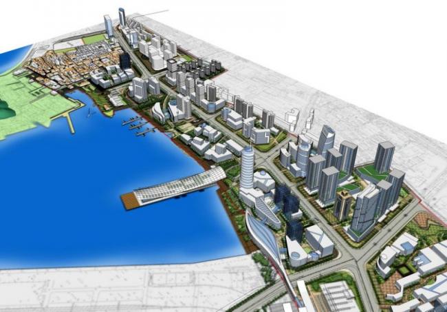 Sketchup规划模型|多层高层混合城市规划，现代风格