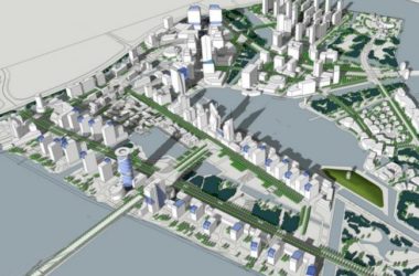 Sketchup规划模型|多高层混合城市规划，现代风格-BIM建筑网