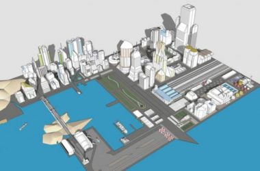 Sketchup规划模型|多高层混合城市规划体块，现代风格-BIM建筑网