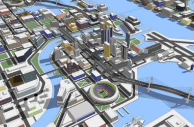 Sketchup规划模型|多高层混合城市规划体块，现代风格-BIM建筑网