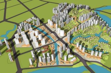 Sketchup规划模型|多高层混合，规划体块分析，现代风格-BIM建筑网