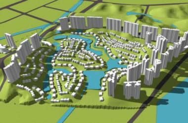 Sketchup规划模型|规划体块分析，多高层混合，现代风格-BIM建筑网