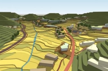 Sketchup规划模型|高差场地-BIM建筑网