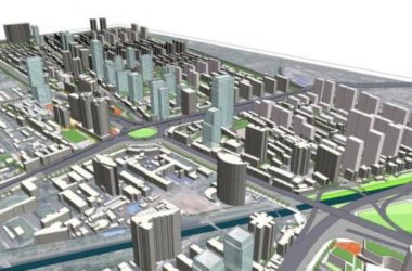 Sketchup规划模型|多高层混合城市规划，现代风格-BIM建筑网