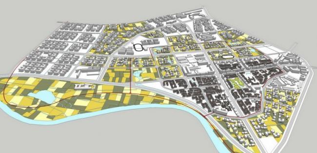 Sketchup规划模型|中式风格，多层地块规划