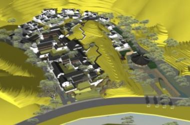 Sketchup规划模型|徽派，多层古建规划，中式风格-BIM建筑网