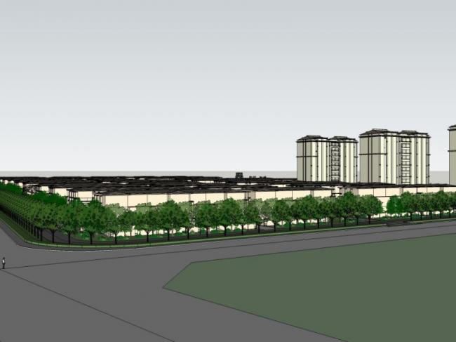 Sketchup规划模型|高层住宅小区规划，现代风格